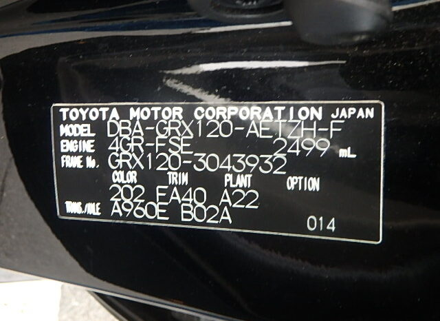 Toyota Mark X full