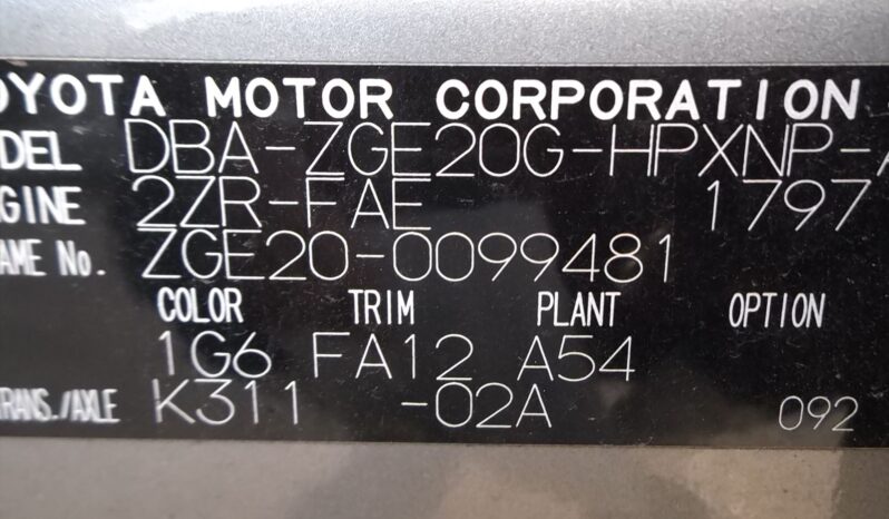 Toyota Wish full