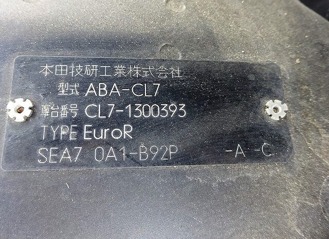 Honda Accord Euro R full